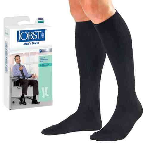Jobst Mens Dress Socks 8-15 Navy Small