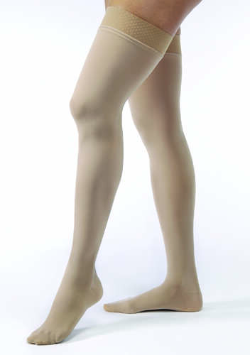 Jobst Opaque Thigh-Hi 20-30 Black Medium