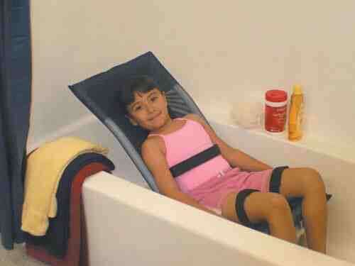 Shower Bath Chair Adj Sm PVC Reclining w/o Base&Caster