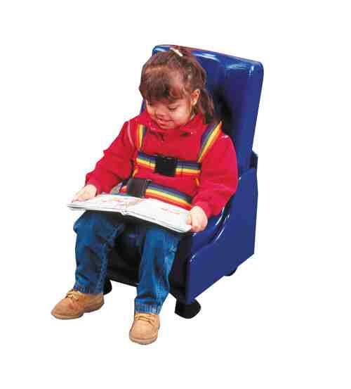 Skillbuilders 2-piece Mobile Floor Seat  Medium w/Wood Base
