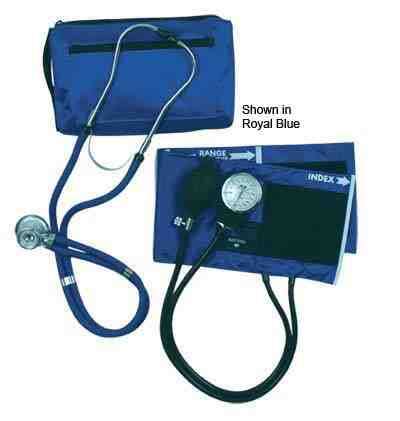 MatchMates Aneroid Sphyg Kit w/Stethoscope  Burgundy