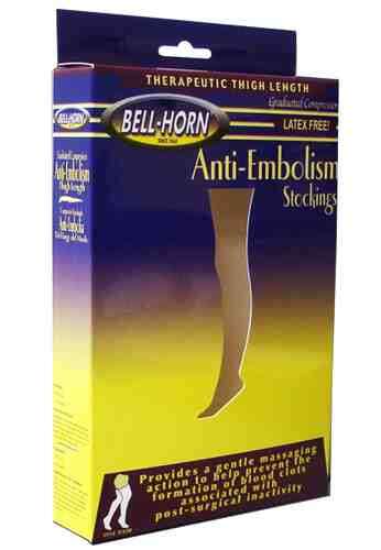 18mmHg TH Anti-Em Stockings Open Toe  Beige  XXX-Large