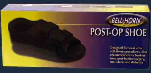 Post-Op Shoe  Black  Mens X-Large  fits sizes 13+