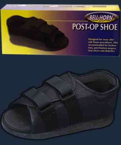 Post-Op Shoe  Black  Womens Medium  fits sizes 6 - 8