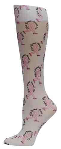 Complete Med Fashion Line (pr) DFeet Breast Cancer 8-15 mmHg