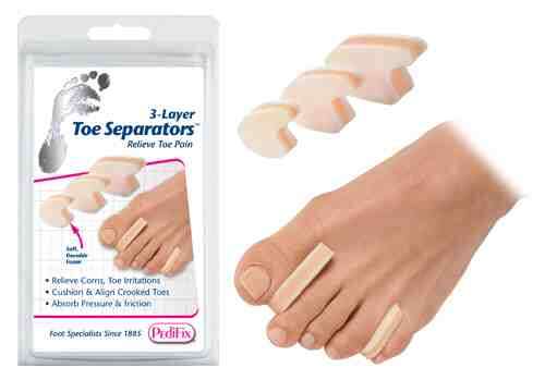 3-Layer Toe Separators Large  Pk/6