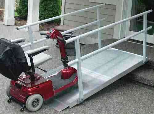 Pathway Ramp w/ Handrail 10